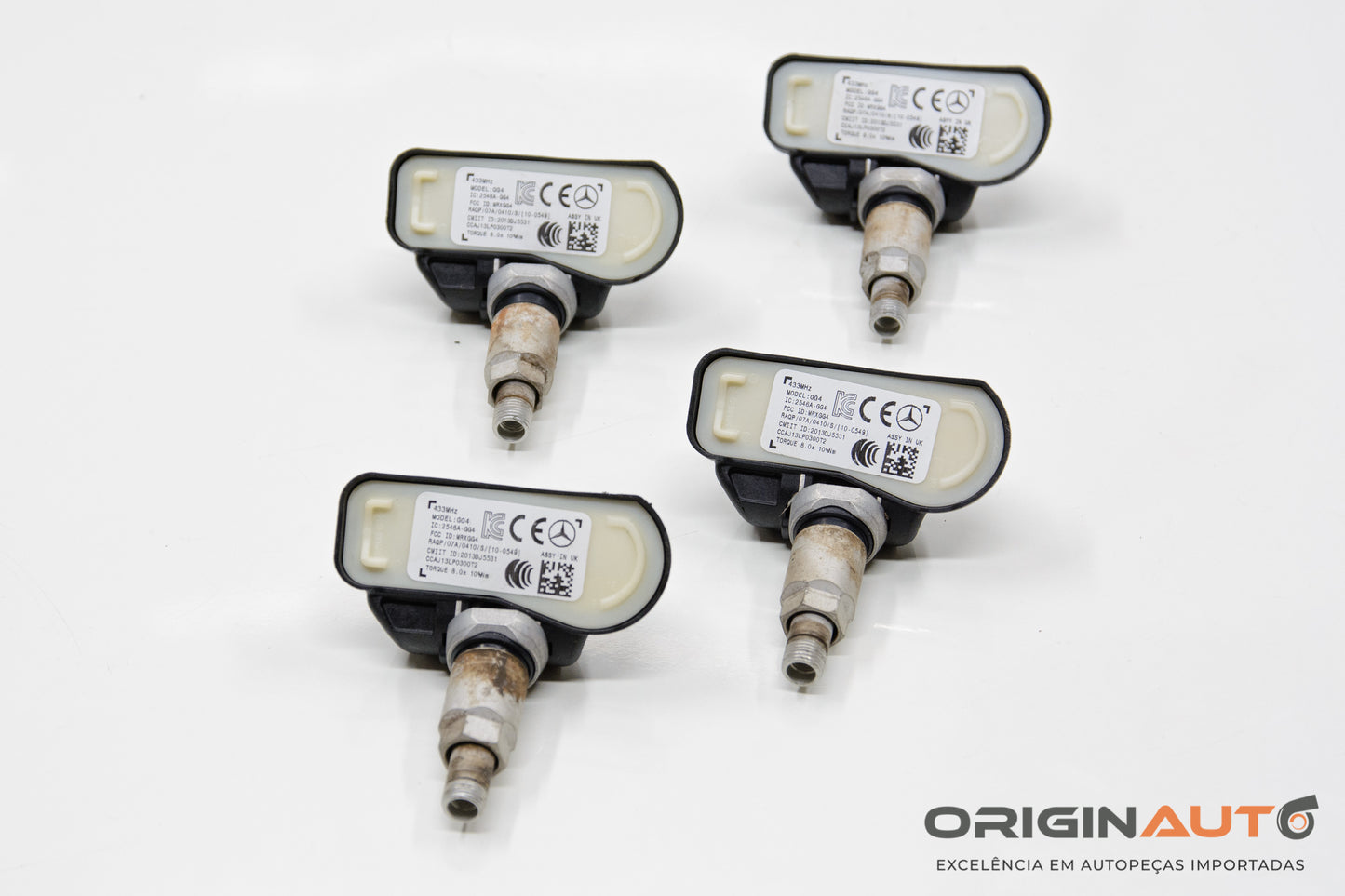 Jogo De Sensores Tpms Pressao Pneus Mb Gla 200 2018 A0009050030