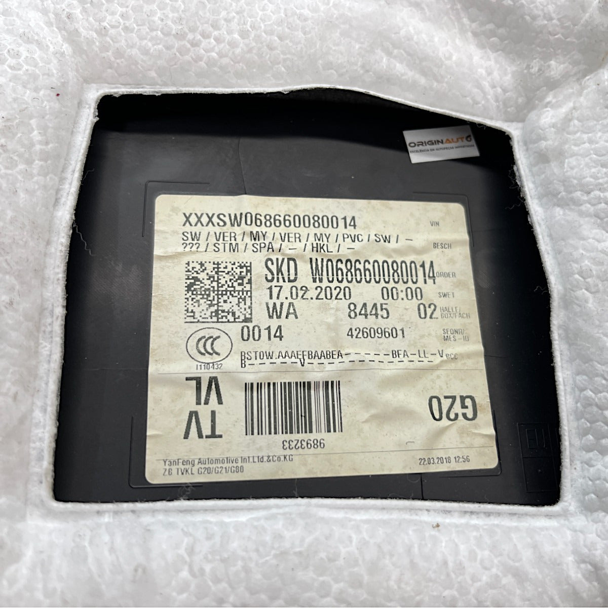 Forro Porta Bmw 320i M G20 2020 Dianteiro Esquerdo