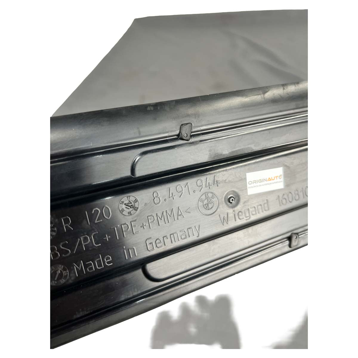 Friso Coluna D Externo BMW iX 2024 2025 Black Piano Direito