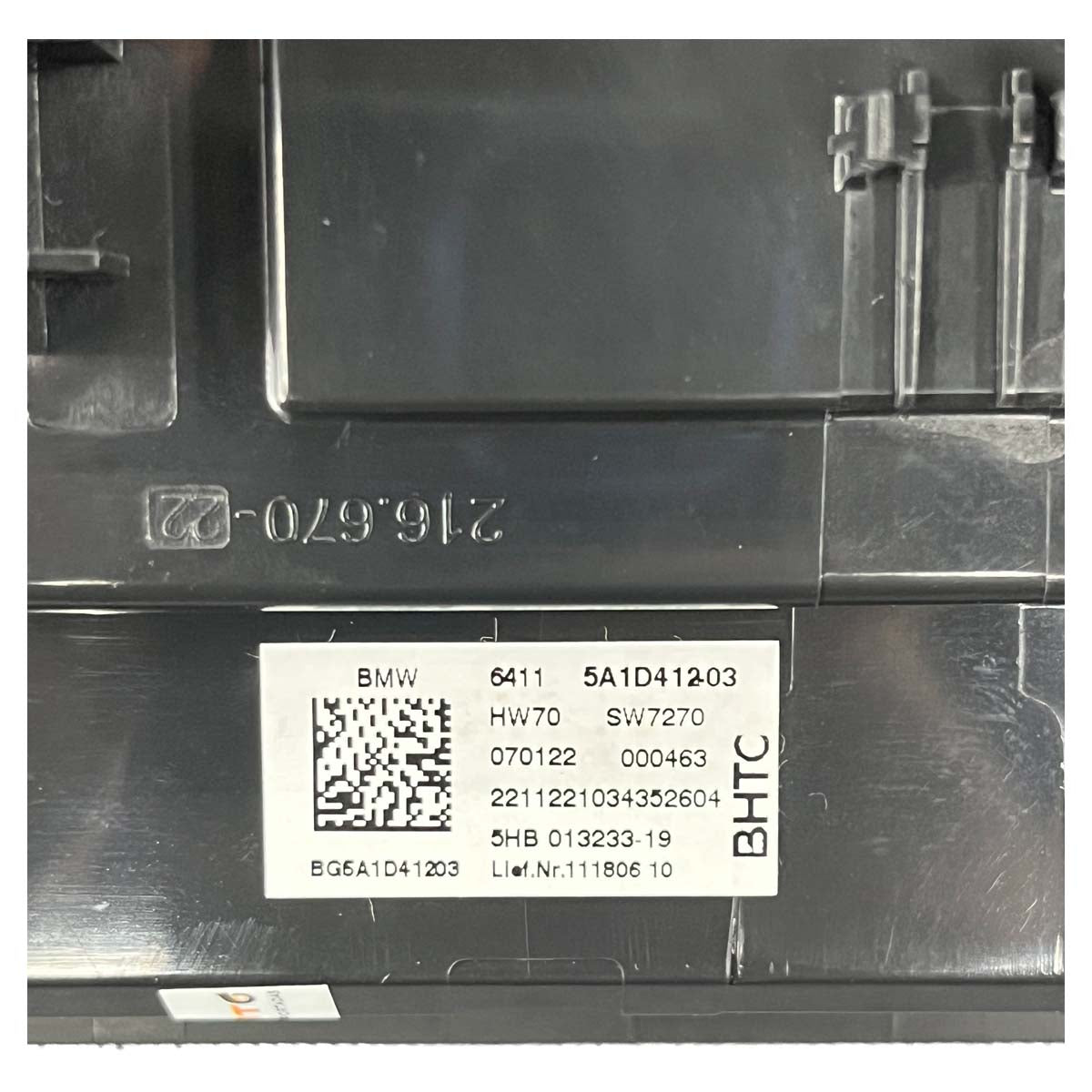 Comando Ar Condicionado BMW X5 G05 2021 2022 Difusor Central