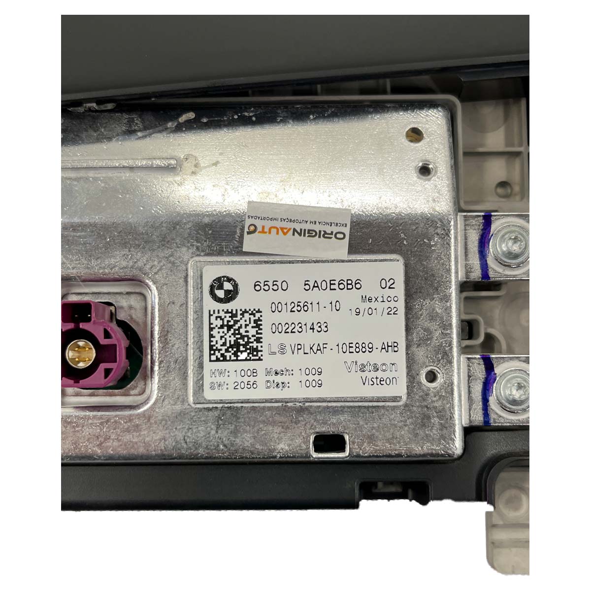 Tela Central Multimidia BMW X5 Híbrido 2021 2022 2023 Painel