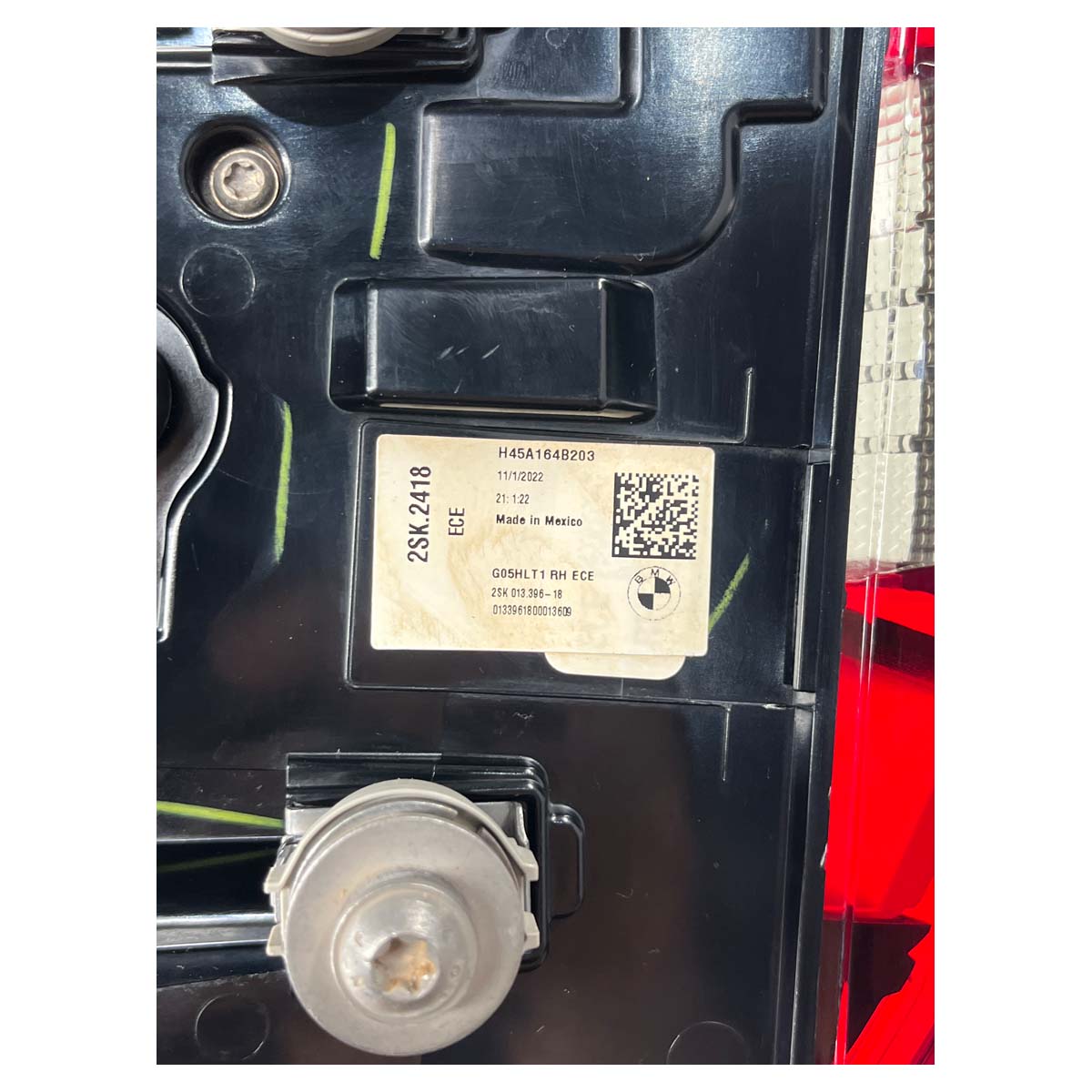 Lanterna Lateral Traseira BMW X5 G05 2020 2021 2022 Direito
