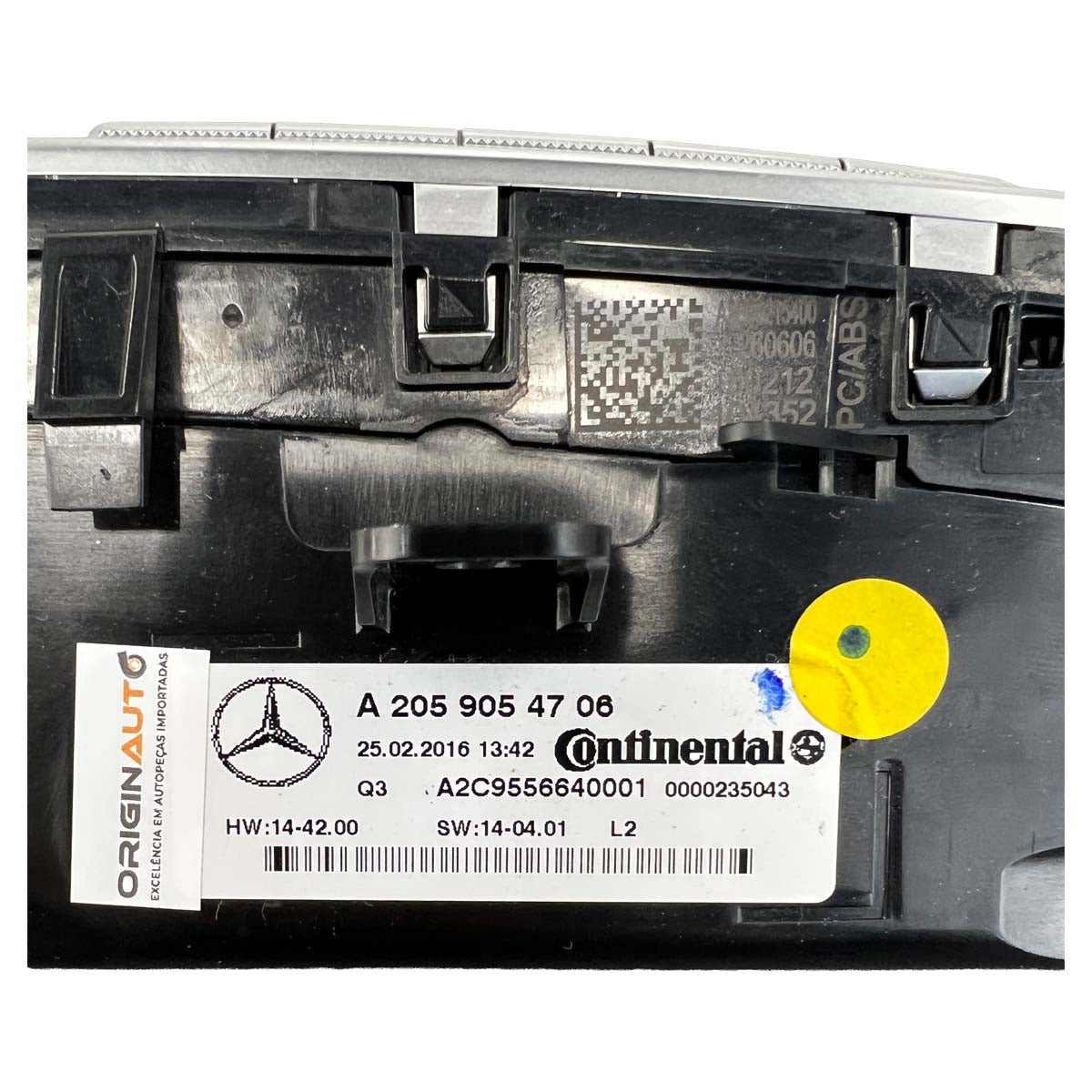 Comando Botão Ar Condicionado Mercedes GLC 250 2016 2019