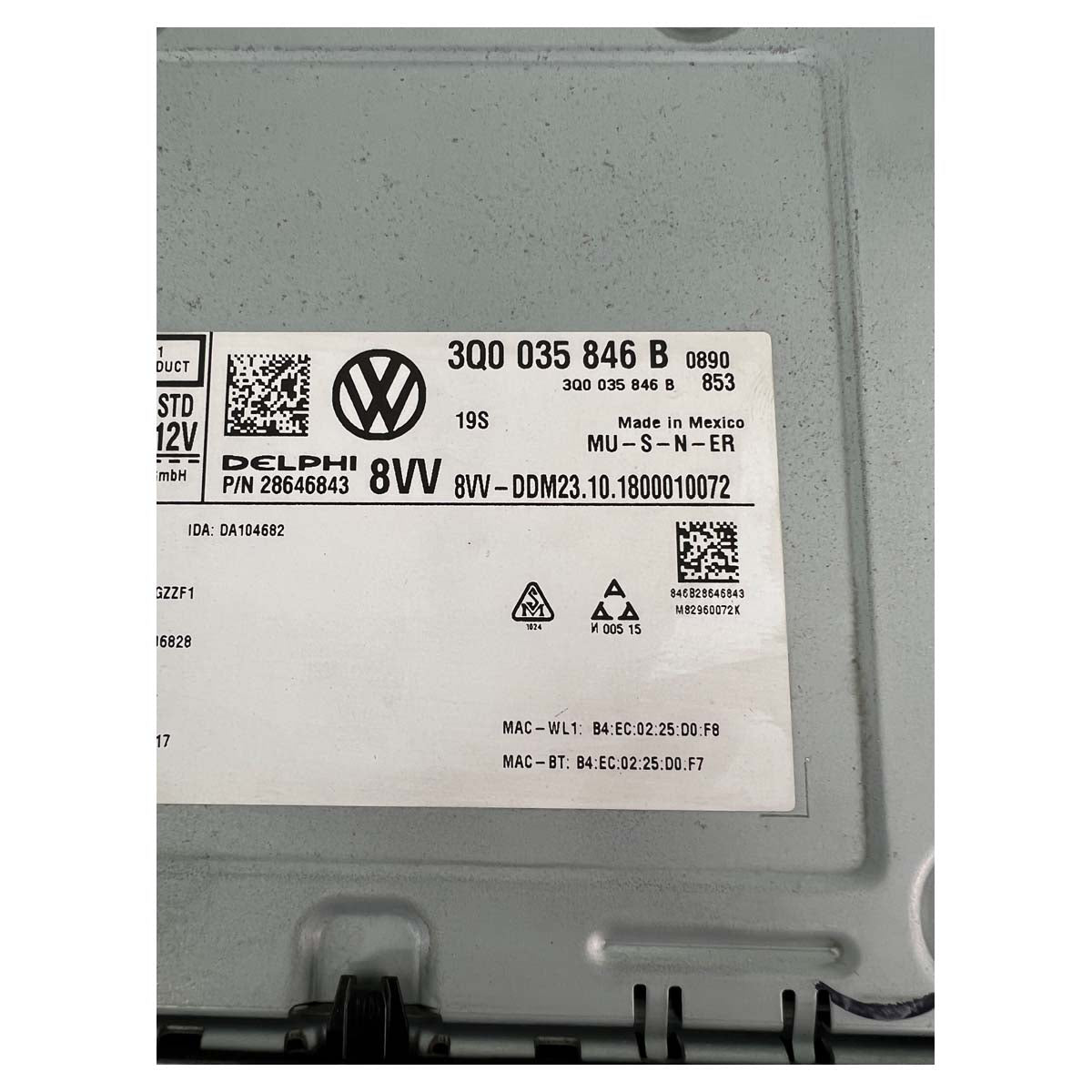 Módulo Mib Central Multimídia VW Jetta Comfortline TSI 2019