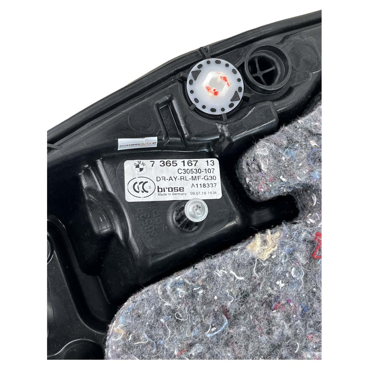 Máquina Vidro BMW 530e 540i G30 2019 2020 Traseiro Esquerdo
