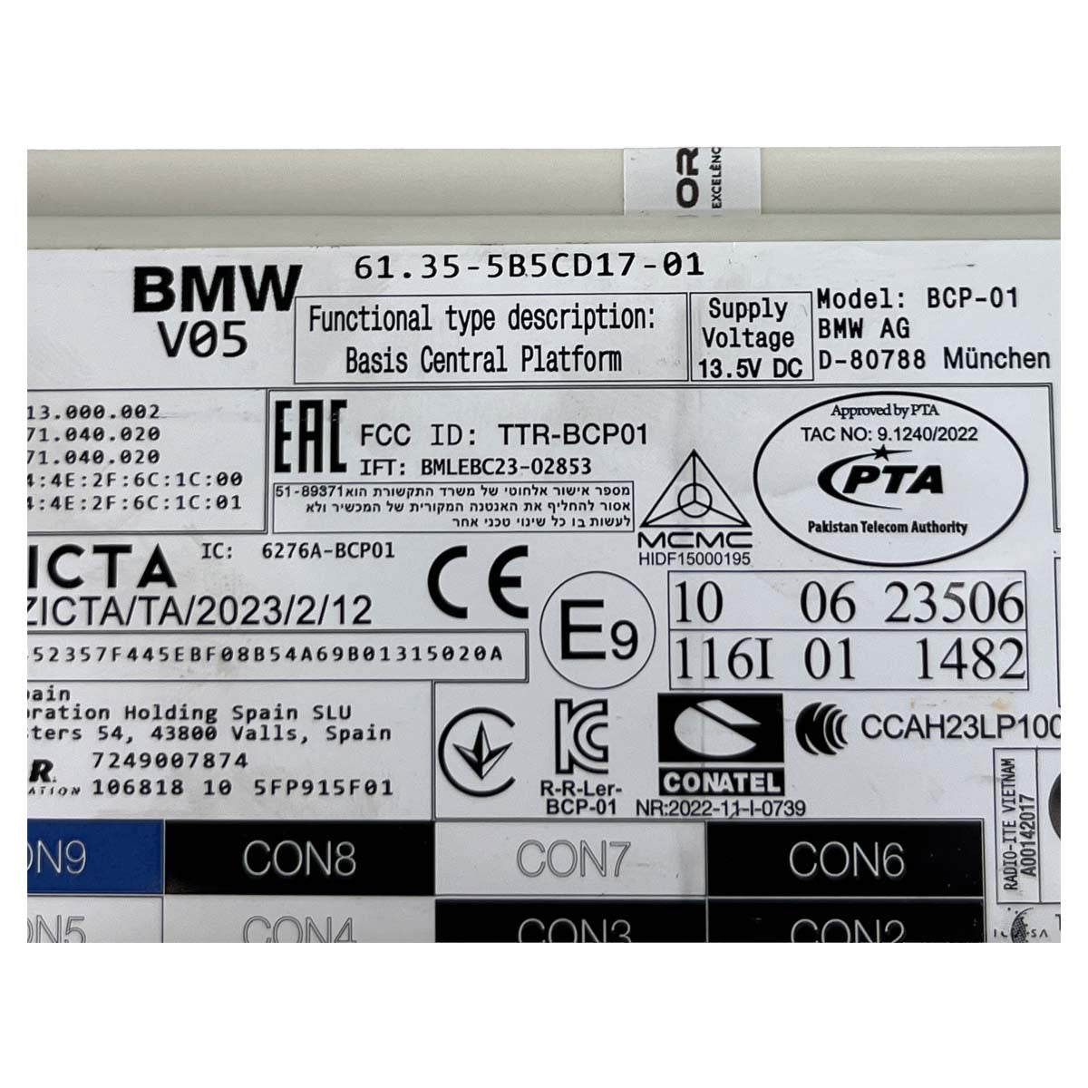 Módulo Unidade BCM Controle Carroceria JCW U25 2024 2025 2026