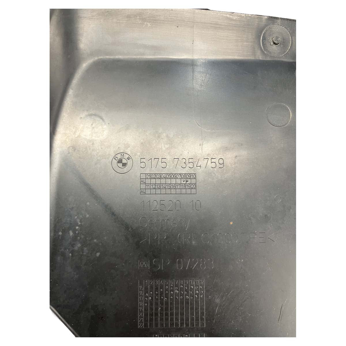 Protetor Assoalho BMW X2 X1 2017 2018 2019 Traseiro Esquerdo