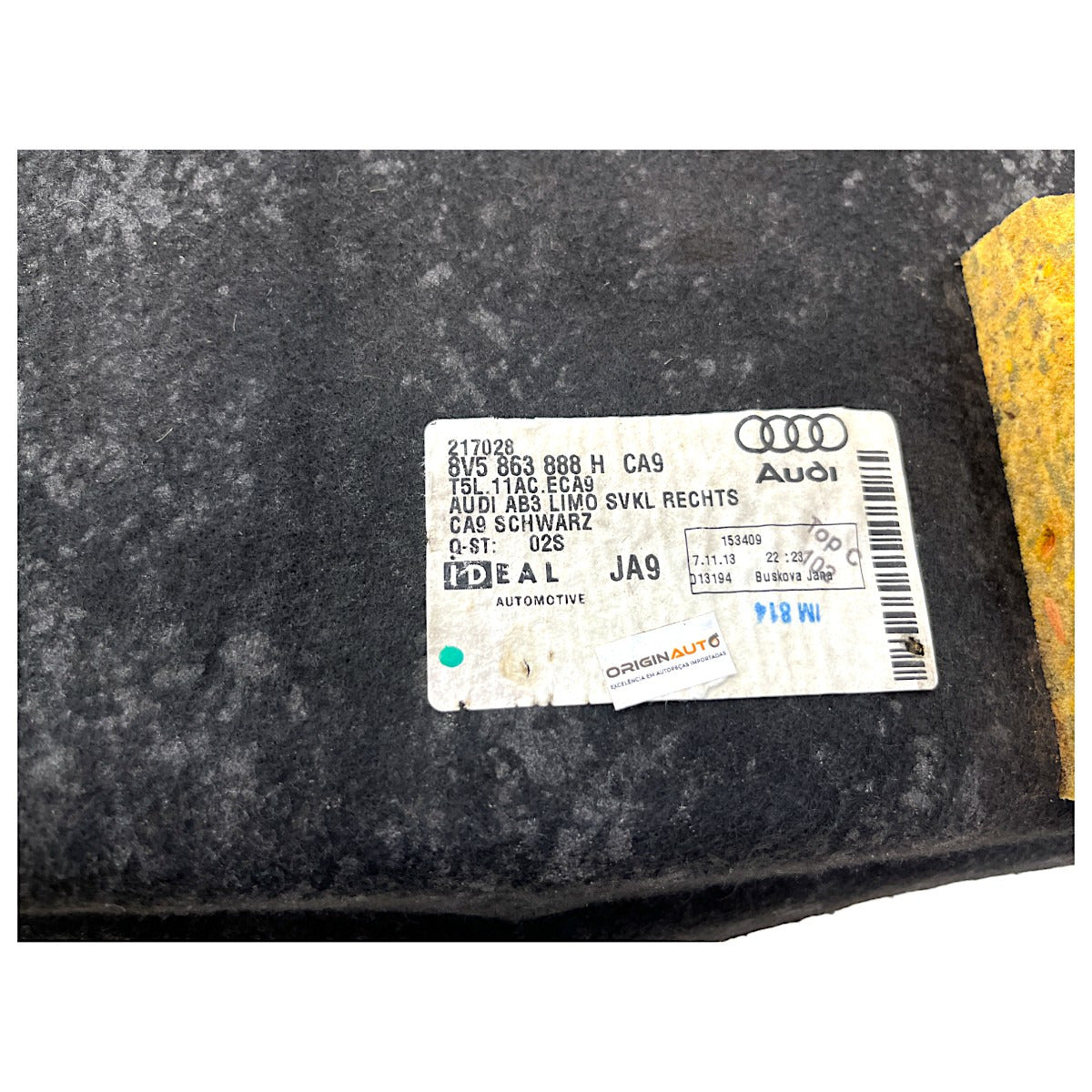 Forro Porta Mala Audi A3 Sedan 2014 Direito 8V5863888H
