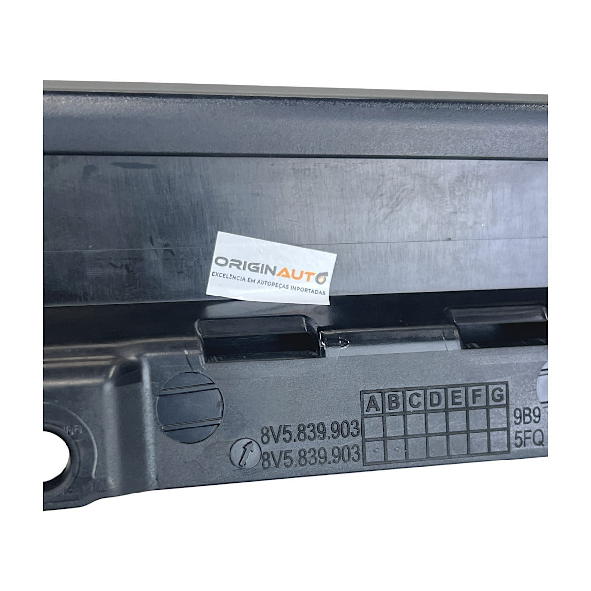 Moldura Black Piano Porta Audi A3 Sedan 2014 Tras Esquerda