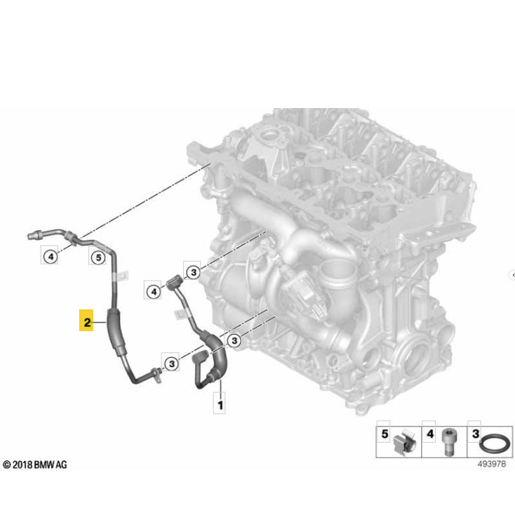 Cano Tubo Turbina Mini Cooper BMW JCW X1 U11 U25 2025 2026