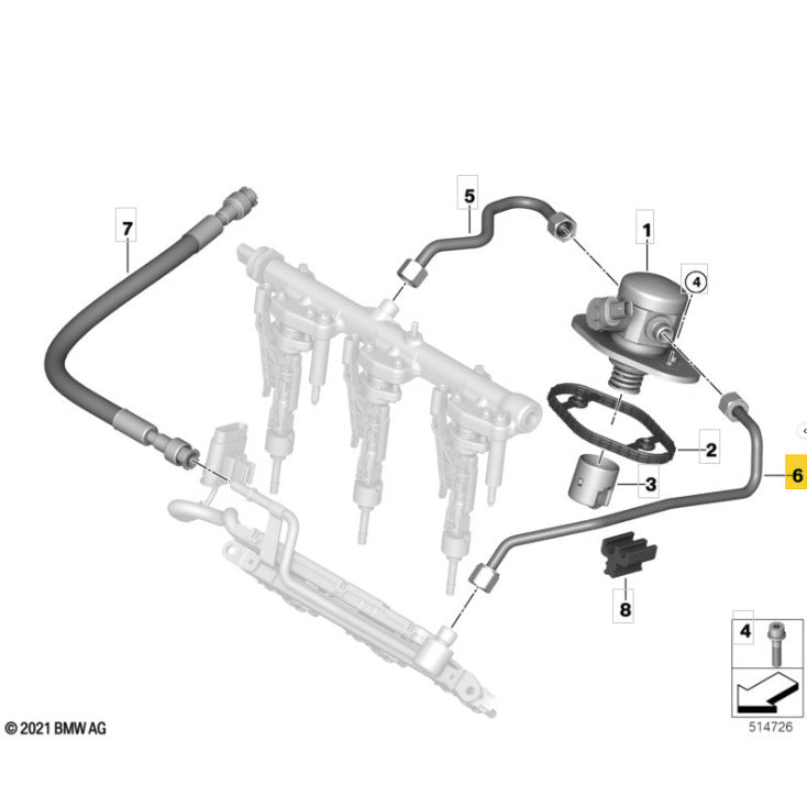Cano Mangueira Combustível Mini Cooper JCW BMW X1 2025 2026