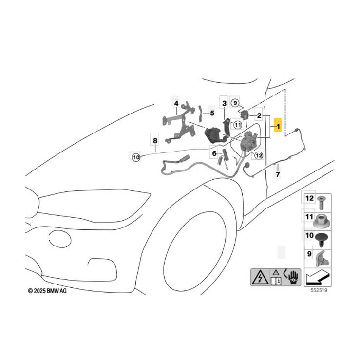 Chicote Conector Carregamento BMW X5 G05 2019 2020 2021 2022
