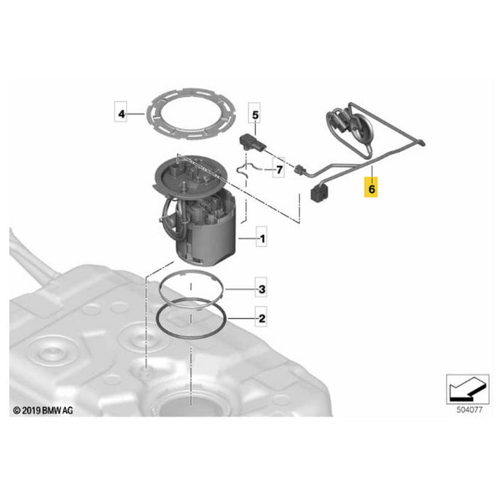 Chicote Bomba Combustivel BMW X5 G05 B58 2020 2021 2022 2023