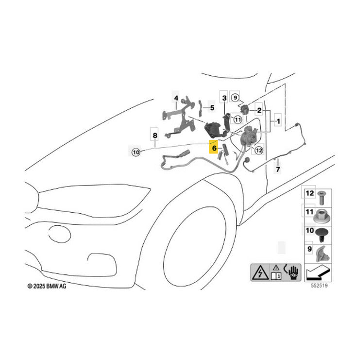 Sensor Indicador Status Carregamento BMW X5 2021 2022 2023