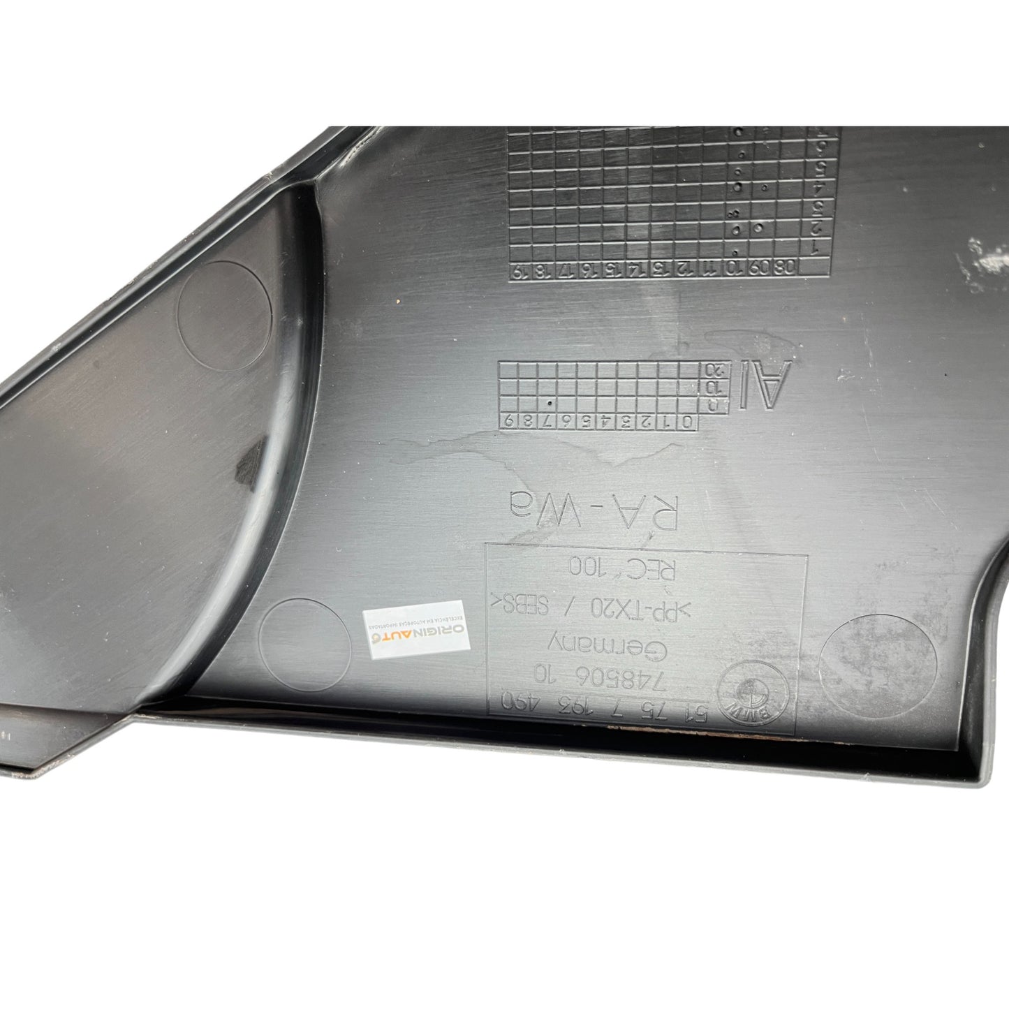 Protetor Assoalho Tanque BMW 535i 550i GT 2010 Direito