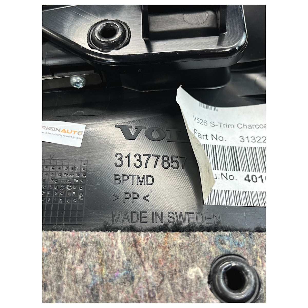 Forro Acabamento Porta Mala Volvo XC90 T6 2019 2020 Esquerdo