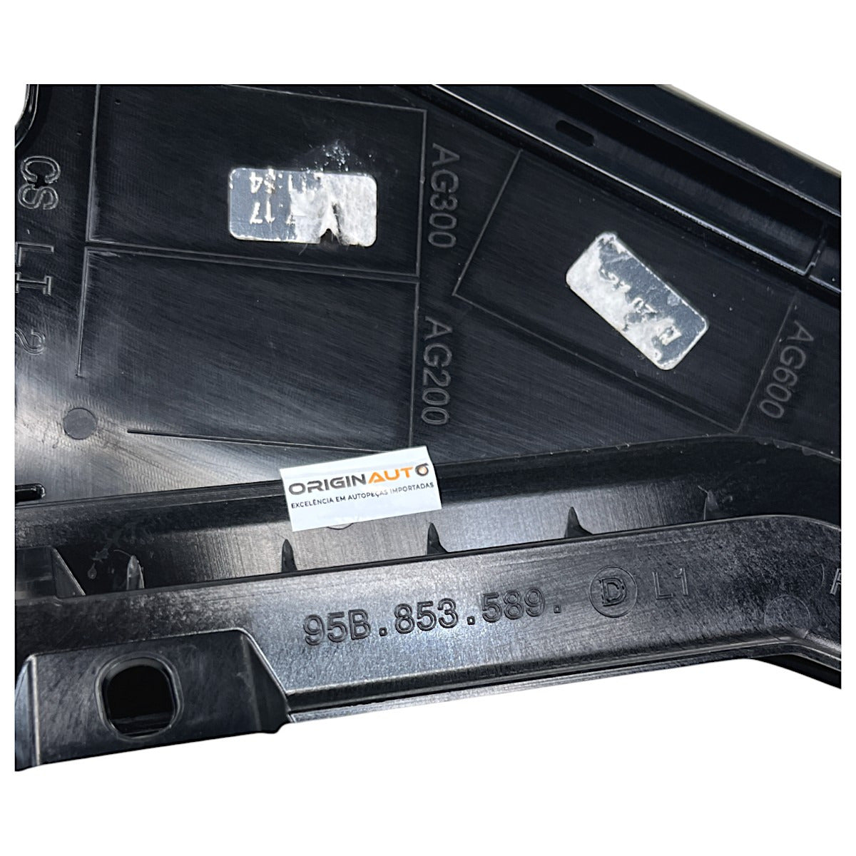 Friso Coluna Porta Porsche Macan 2017 2018 Traseira Esquerda