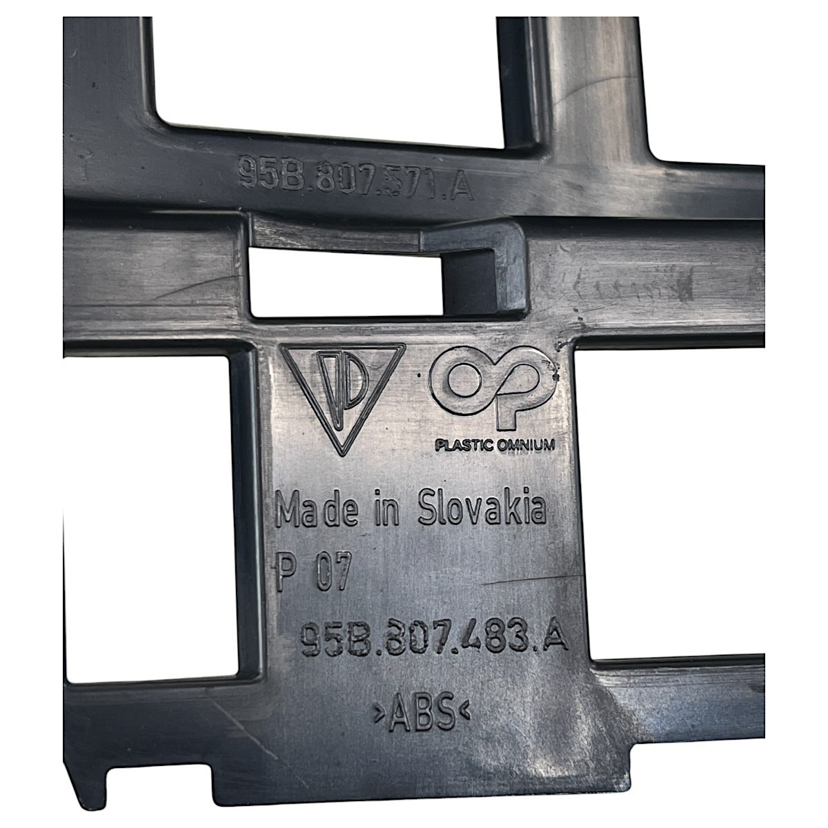 Guia Trava Parachoque Porsche Macan 2018 Traseiro Esquerdo