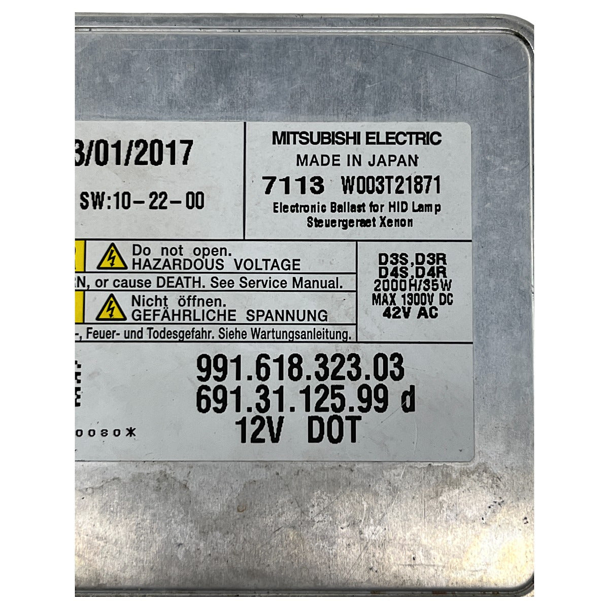 Módulo Reator Xenon Farol Porsche Macan 2016 2017 2018