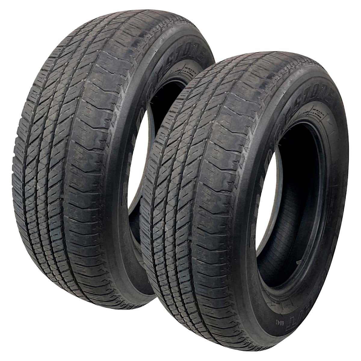 Par Pneu Bridgestone Dueler H/T 265/65R17 Meia Vida Amarok Hilux