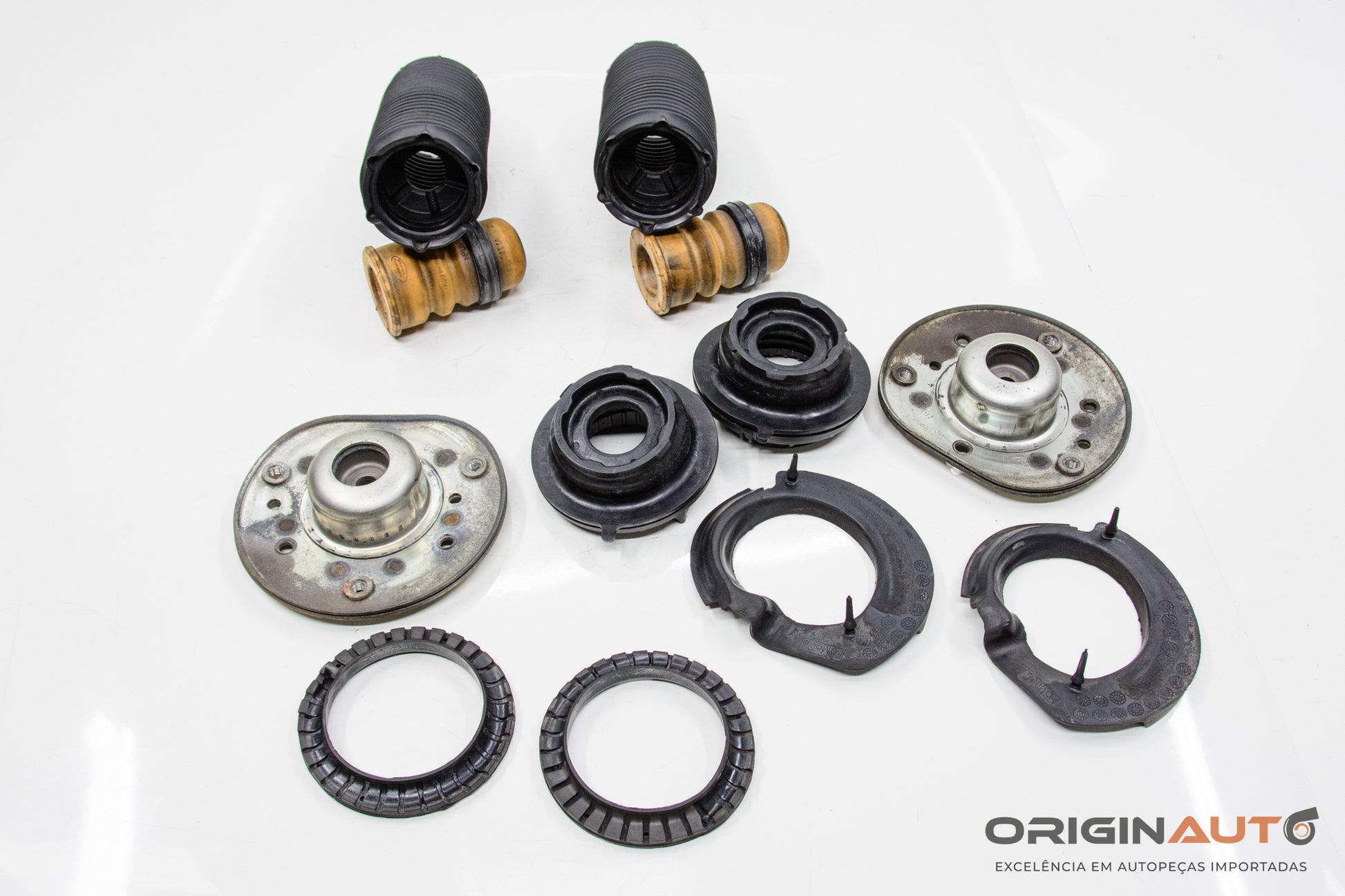 Kit Batente Coxim Coifa Amort Dianteiro Land Rover Discovery Sport Hse 2015