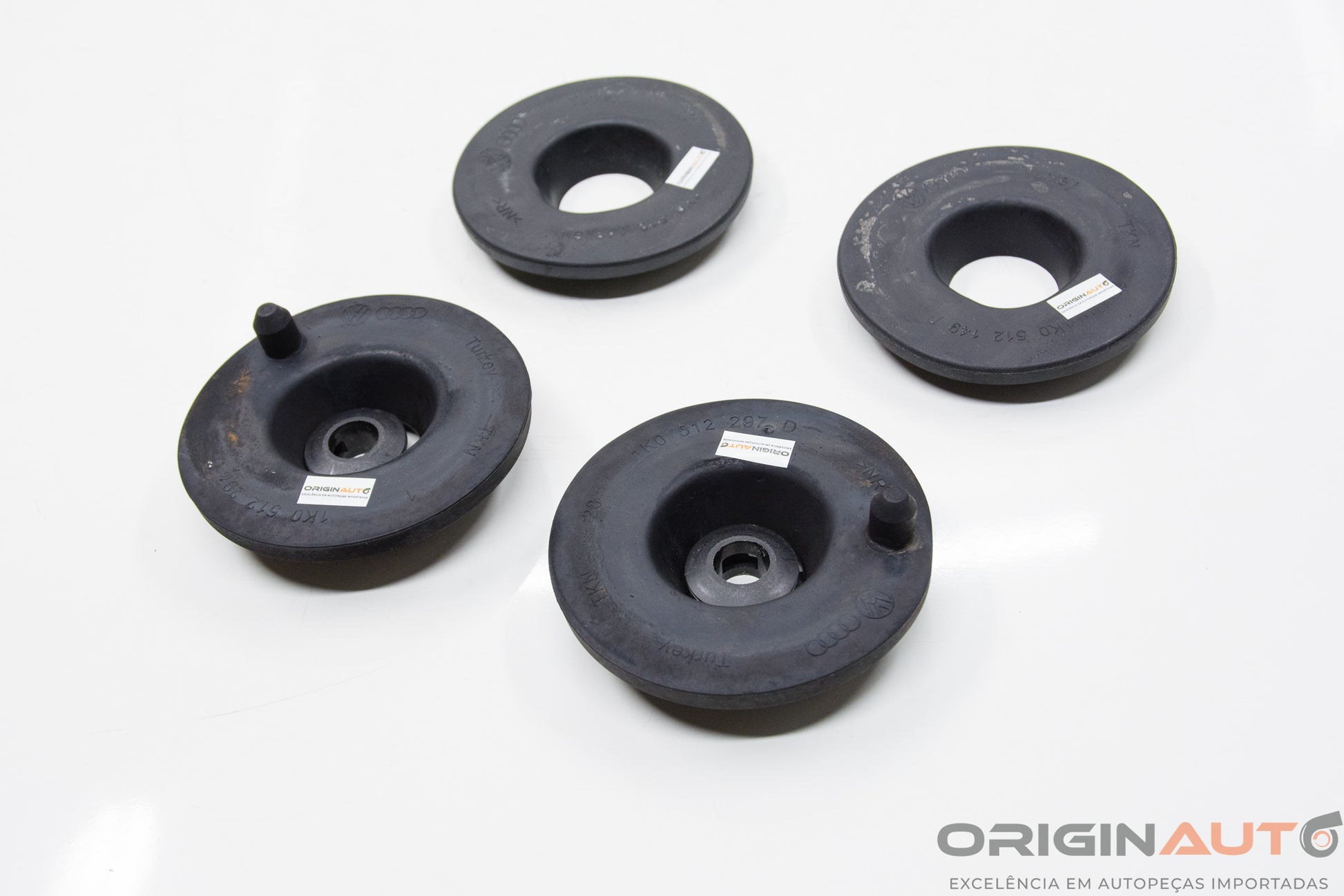 Jogo Calco Mola Traseiro Volkswagen Passat Variant 2012 1K0512149B 1K0512297D