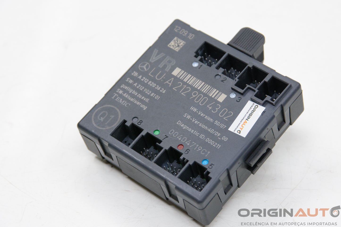 Modulo Porta Dianteiro Direito Mercedes-Benz C200 Cgi 2011 A2129004302