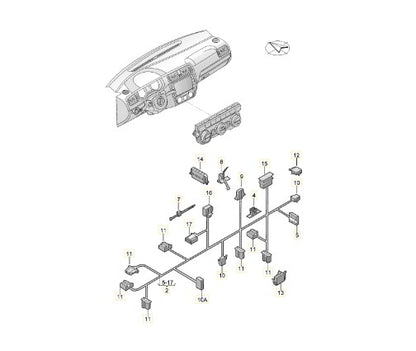 Chicote Ar Condicionado Volkswagen Jetta 1.7 Tsi 2017 1K1971566 An
