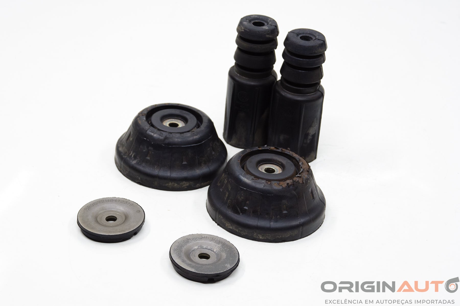 Kit Batente Amortecedor Dianteiro Vw Amarok Highline 2016 2H0412303D 2H0412331B