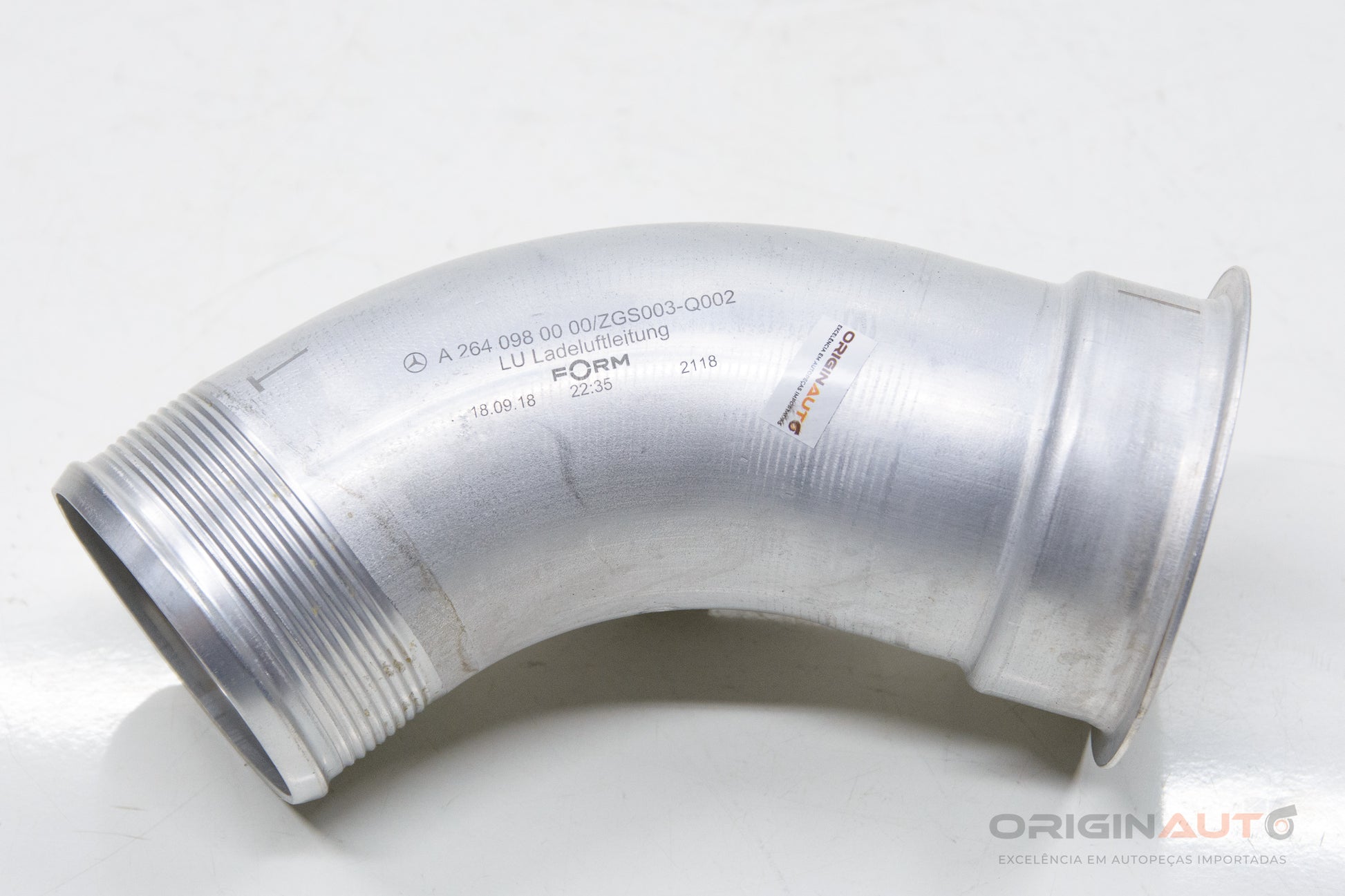 Duto Ar Turbina Intercooler Mercedes C200 W205 2019 A2640980000