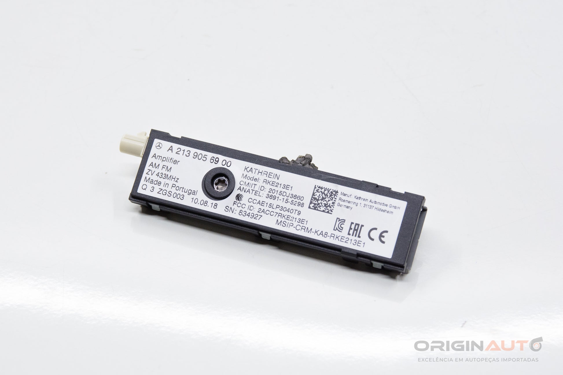 Antena Keyless Amplificadora Mercedes C200 W205 2019 A2139056900