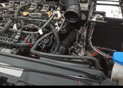 Mangueira Conexão Radiador Água Volkswagen Tiguan 2.0 Tsi 2018 5Qn122101Ab