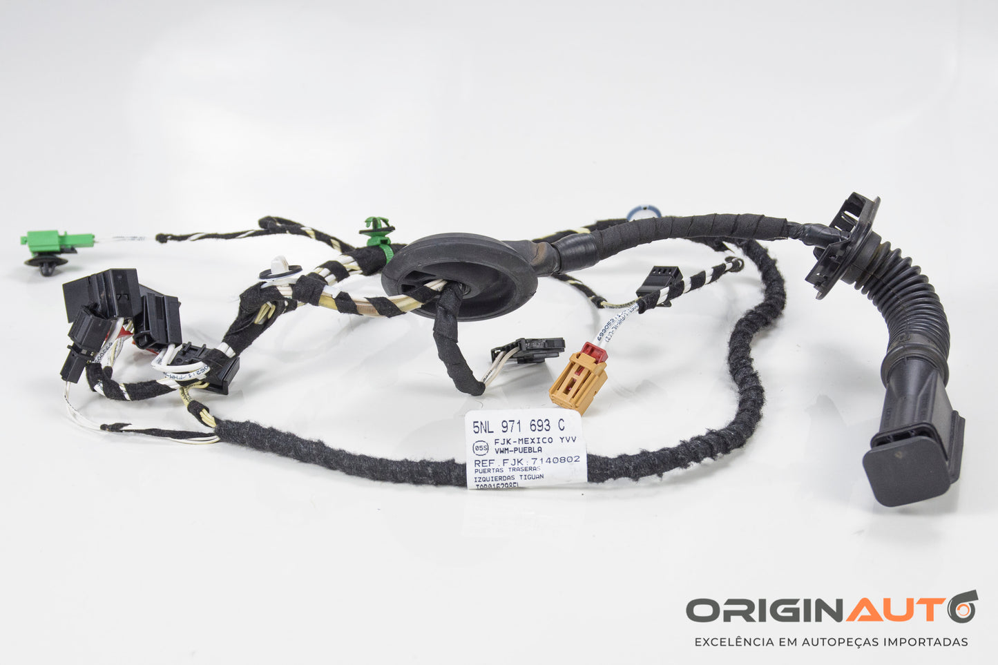 Chicote Porta Traseira Esquerda Volkswagen Tiguan R-Line 2.0 2018 5Nl971693C