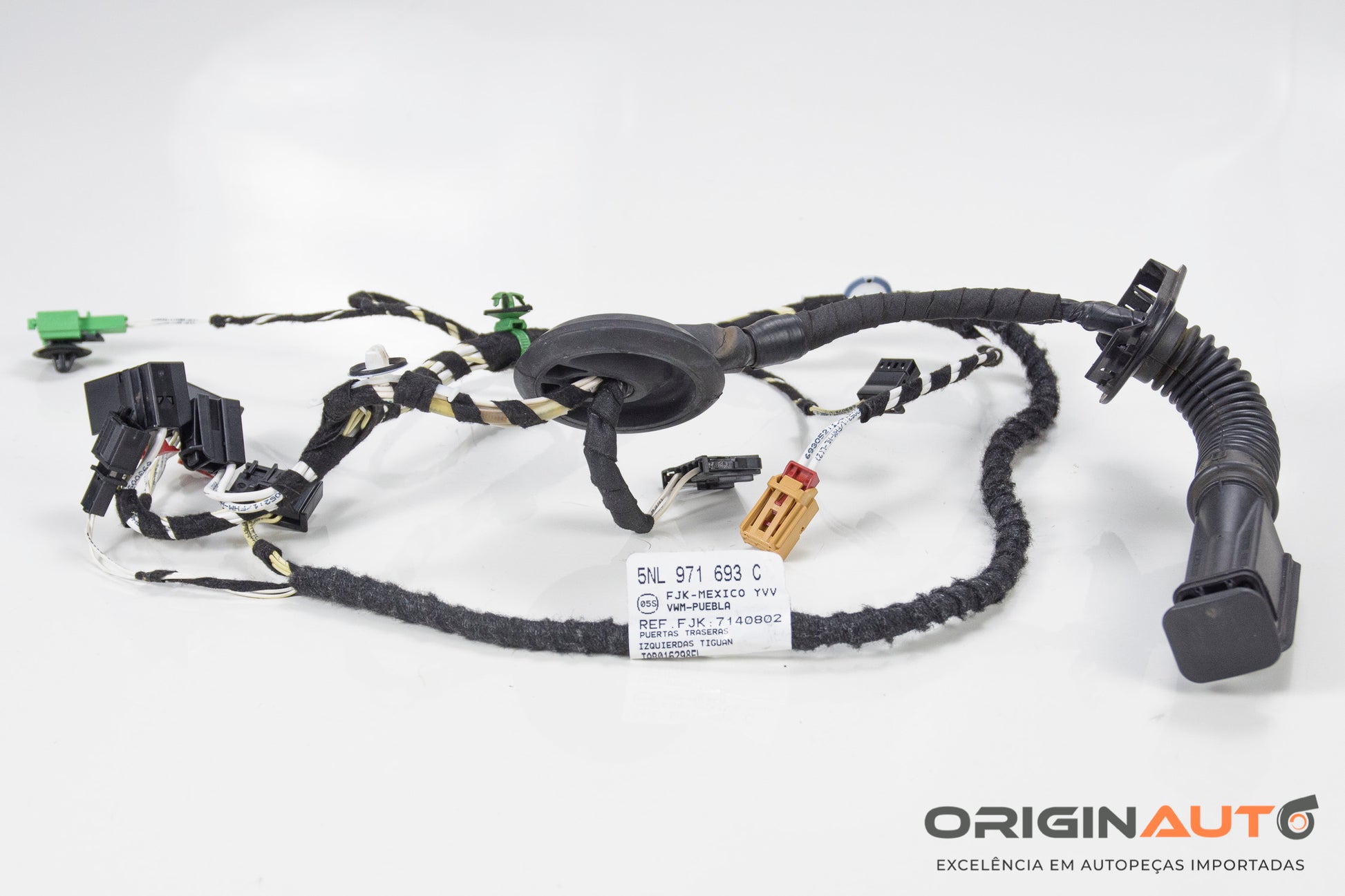 Chicote Porta Traseira Esquerda Volkswagen Tiguan R-Line 2.0 2018 5Nl971693C