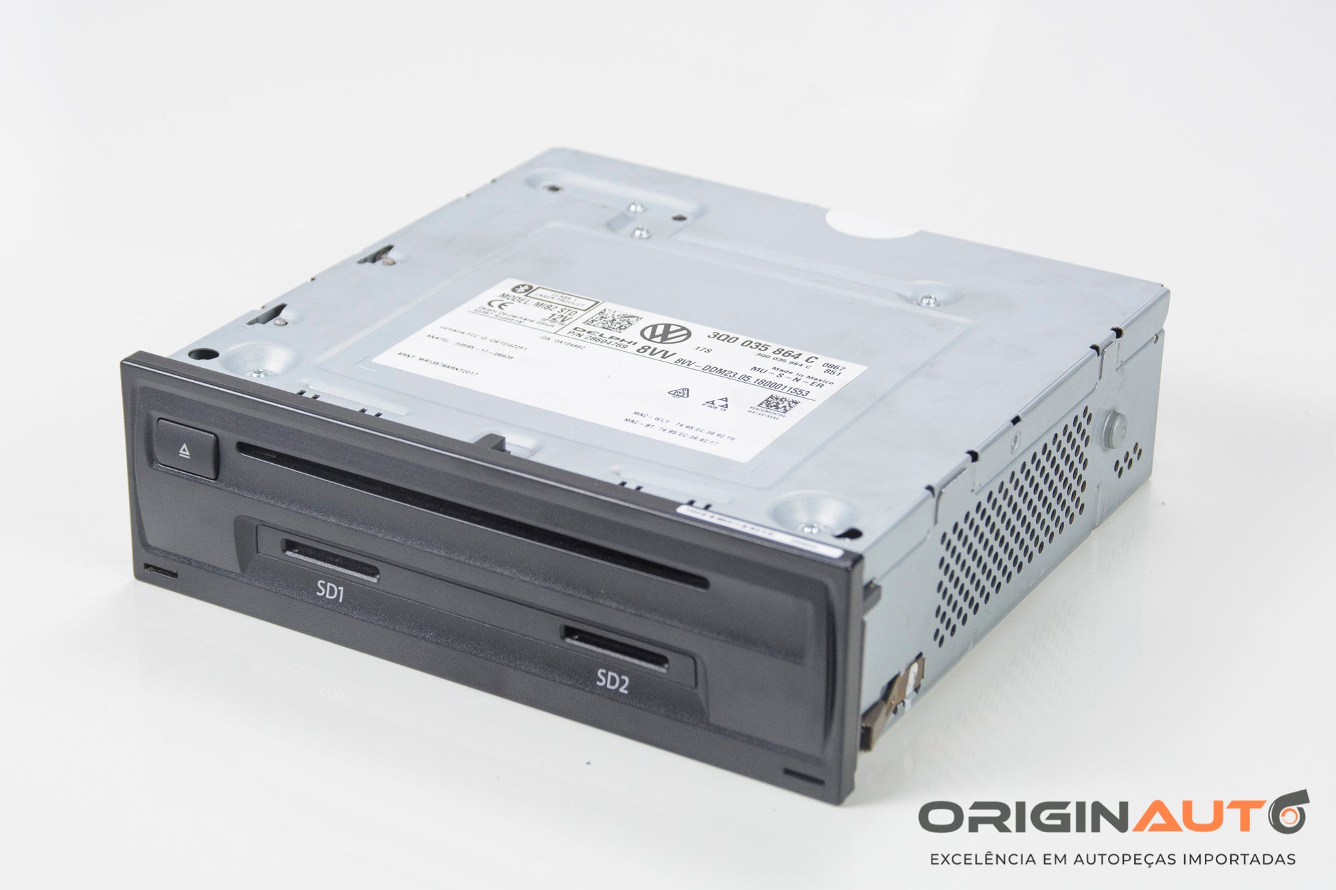 Computador Leitor Multimidia Volkswagen Tiguan R-Line 2.0 2018 3Q0035864C