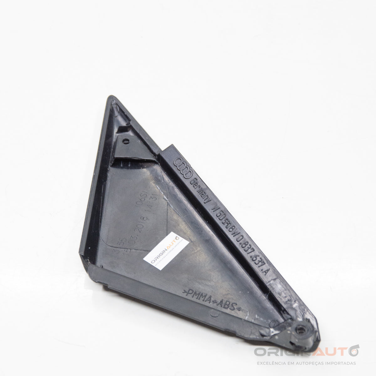 Acabamento Black Piano Retrovisor Esq Audi A4 2.0 Tfsi B9 2018 8W0837637A