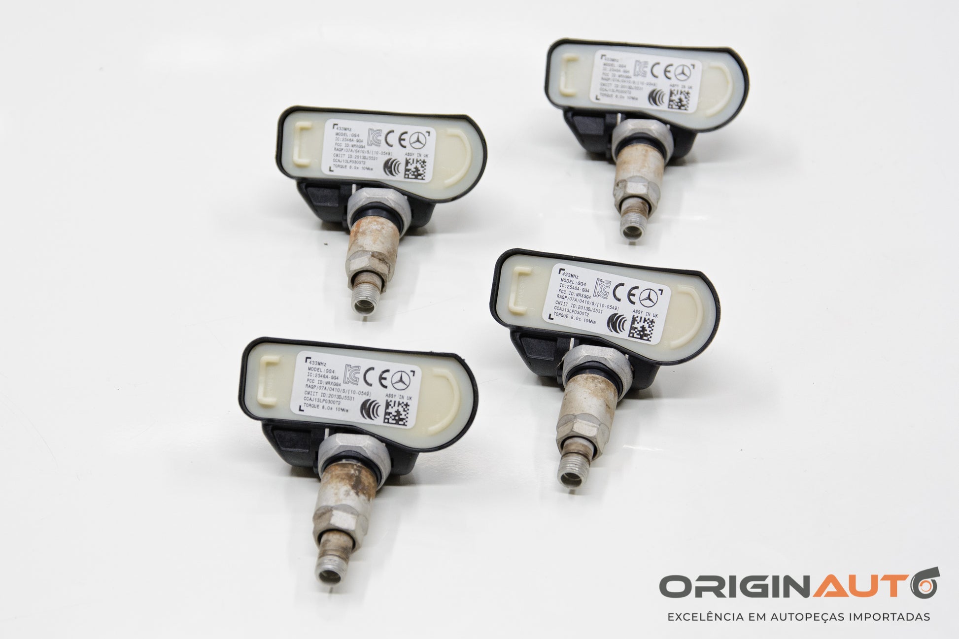 Jogo De Sensores Tpms Pressao Pneus Mb Gla 200 2018 A0009050030