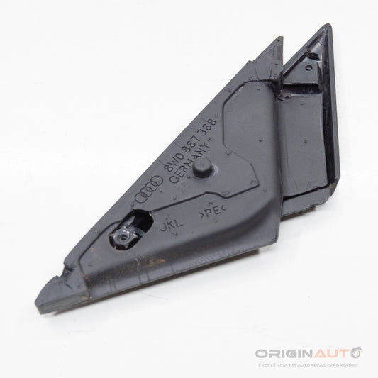 Acabamento Black Piano Retrovisor Direito Audi A4 2.0 Tfsi B9 2018 8W0837638A