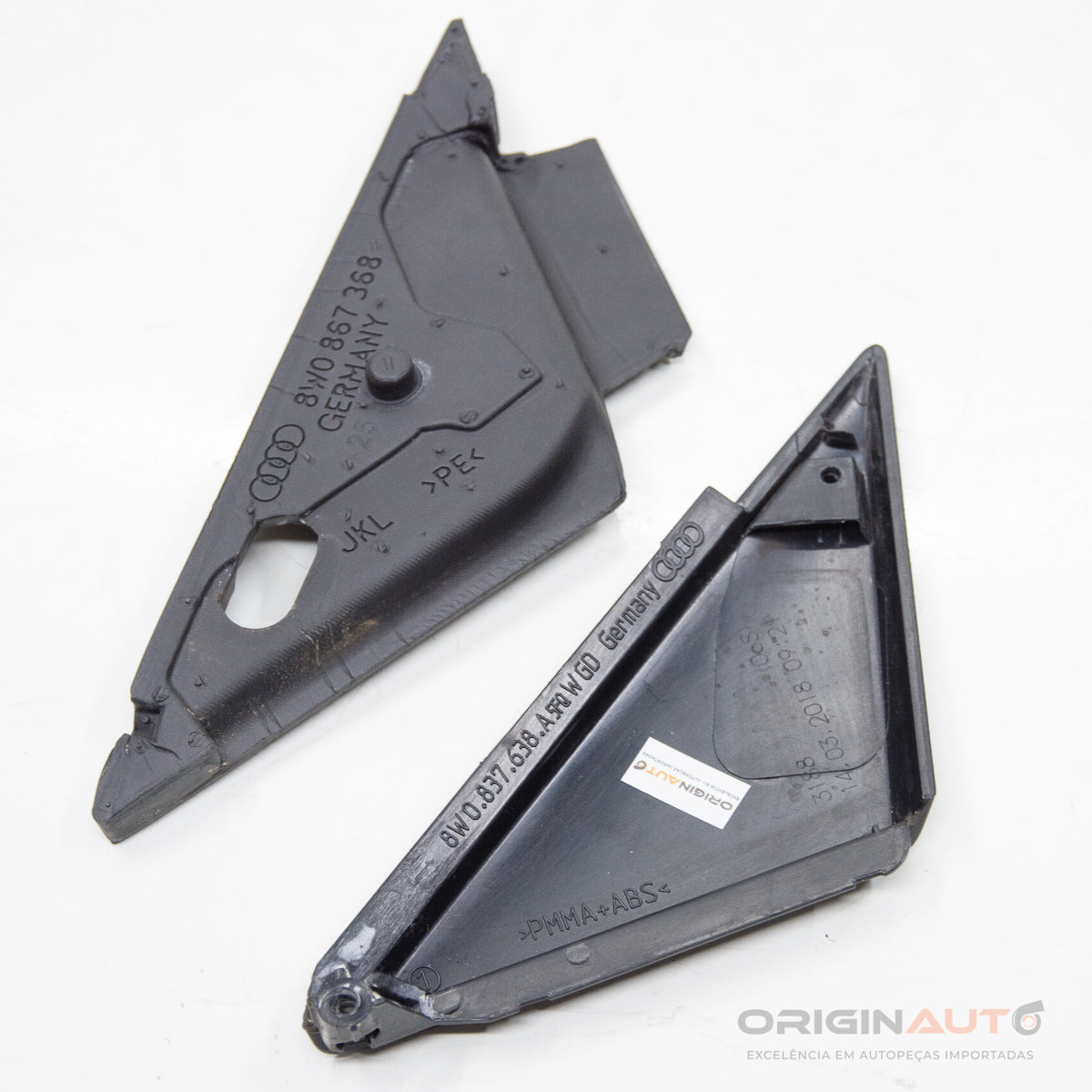 Acabamento Black Piano Retrovisor Direito Audi A4 2.0 Tfsi B9 2018 8W0837638A