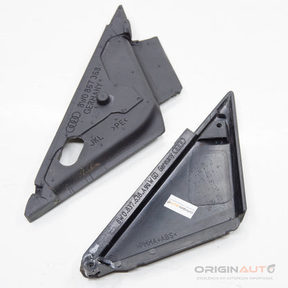 Acabamento Black Piano Retrovisor Direito Audi A4 2.0 Tfsi B9 2018 8W0837638A