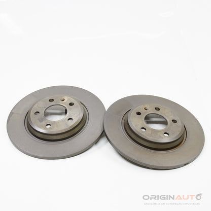 Par Disco De Freio Traseiro Audi A4 2.0 Tfsi B9 2018 8W0615601H
