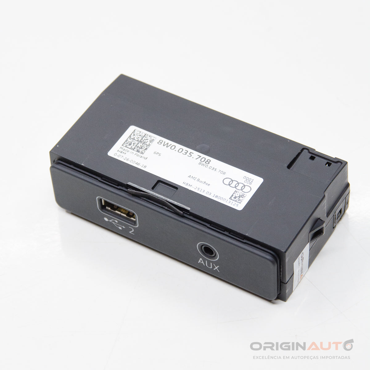 Entrada Usb Aux Audi A4 2.0 Tfsi B9 2018 8W0035708