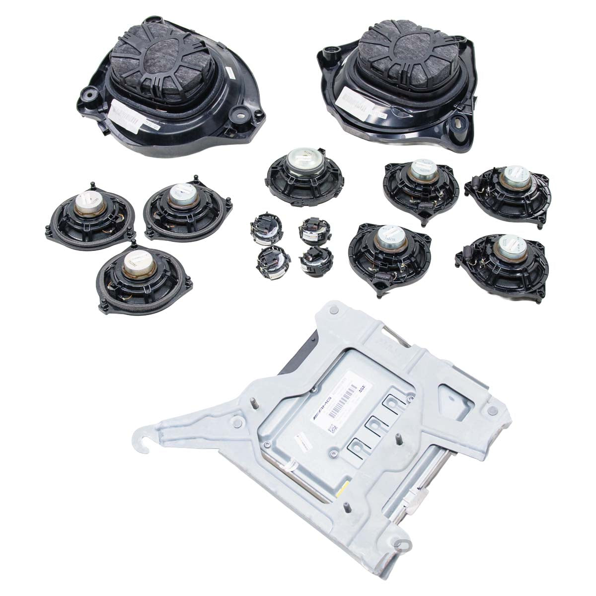 Kit Upgrade Sistema Som Mercedes C 43 Amg W205 2018 A2059000833 A2058201500  A20