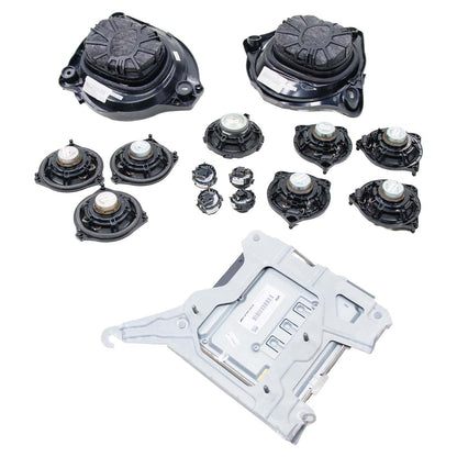 Kit Upgrade Sistema Som Mercedes C 43 Amg W205 2018 A2059000833 A2058201500  A20