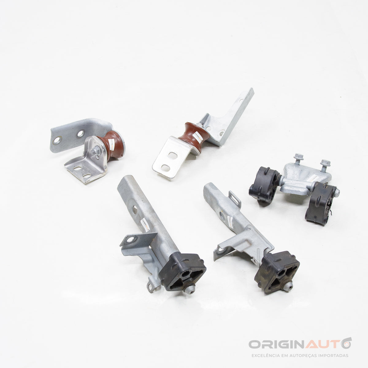 Kit Coxim Suporte Escape Mercedes C 43 Amg W205 2018 A2054921300 A2054900100