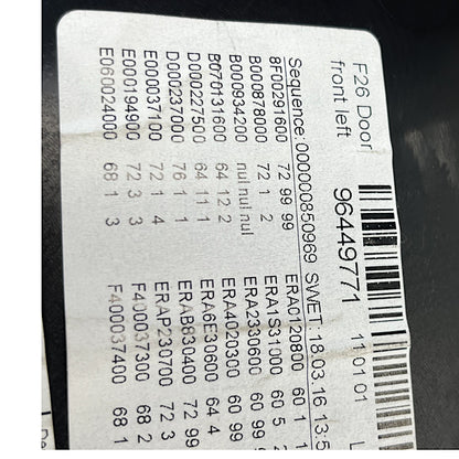 Forro Porta BMW X4 2015 2016 2017 2018 Dianteiro Esquerdo