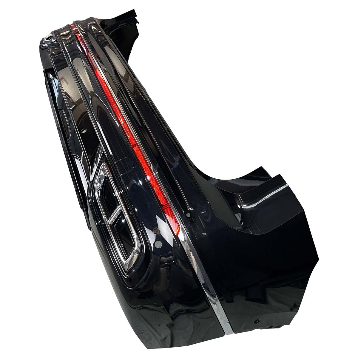 Parachoque VW Tiguan Allspace 2024 2025 Traseiro Olho Gato Central