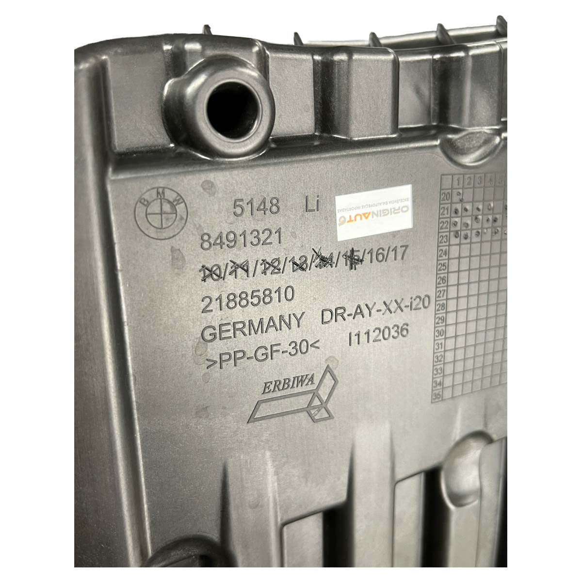 Moldura Isolamento Acústico BMW iX 2025 Traseiro Esquerdo