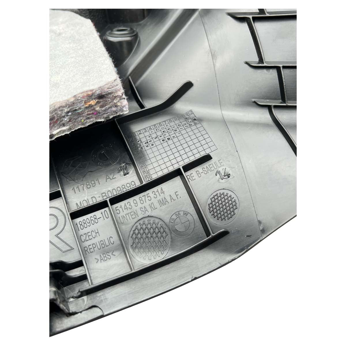 Moldura Coluna B Inferior BMW iX I20 2023 2024 2025 Direito