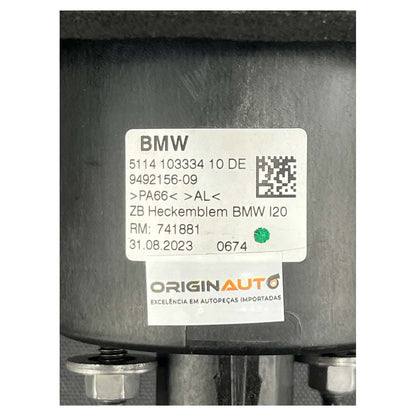 Emblema BMW iX I20 2022 2023 2024 2025 Tampa Traseira Câmera